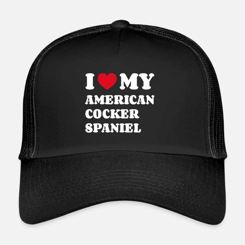J’adore mon Cocker Américain Spaniel Casquette trucker 