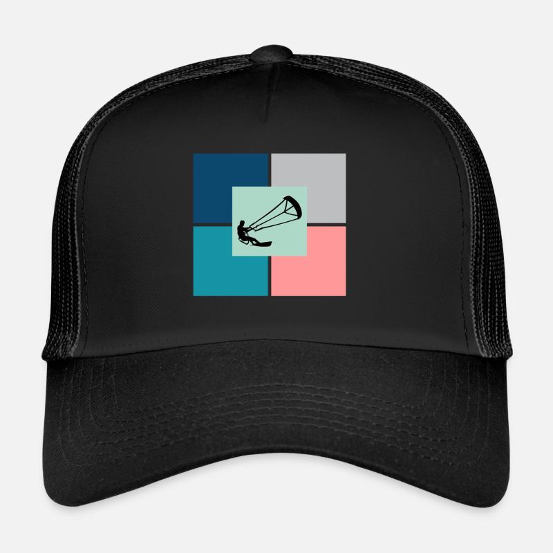 Kitesurfing Kitesurf Kiteboarding Kiteboarder Casquette trucker 