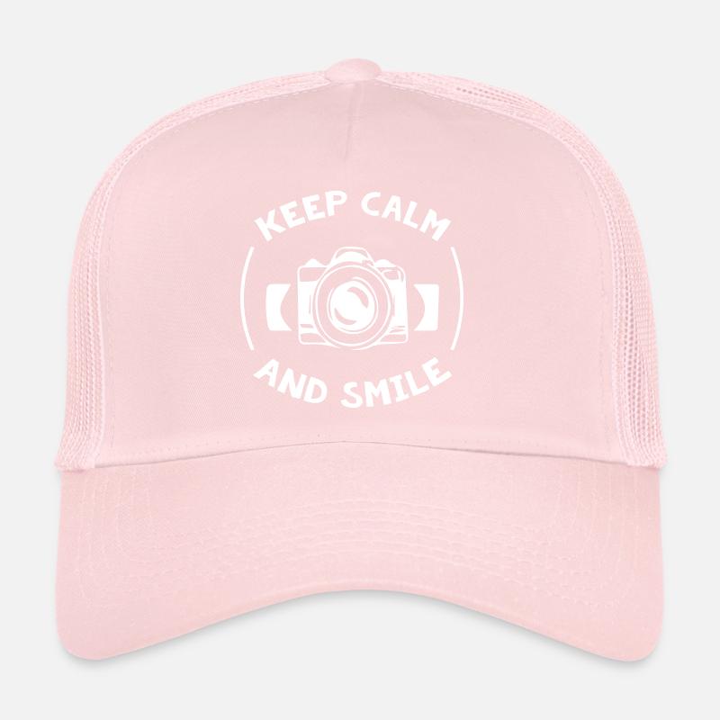 Keep Calm And Smile Trucker Cap