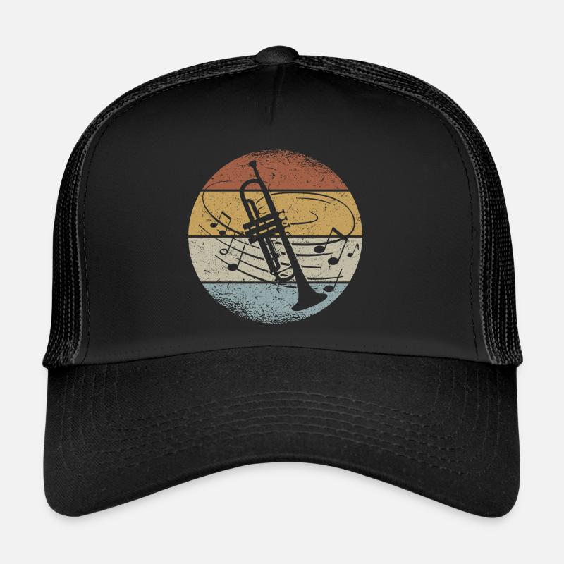 Trompete Musiker Trompeter Orchester Blasmusik Trucker Cap