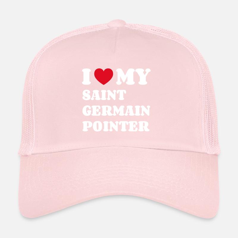 I Love My Saint Germain Pointer Trucker Cap