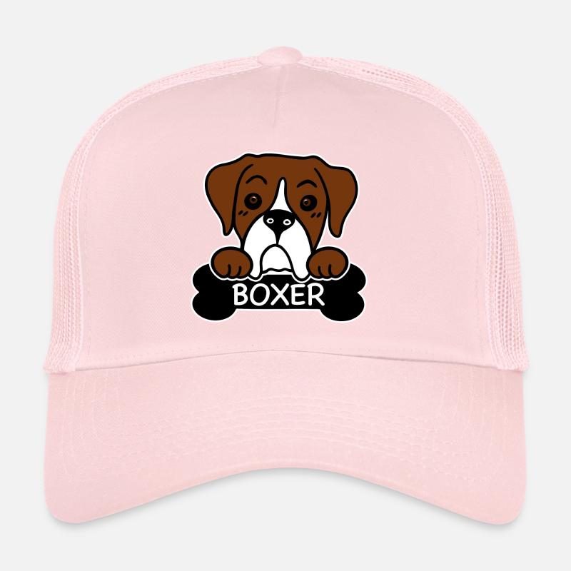 Boxer and bones Trucker Cap