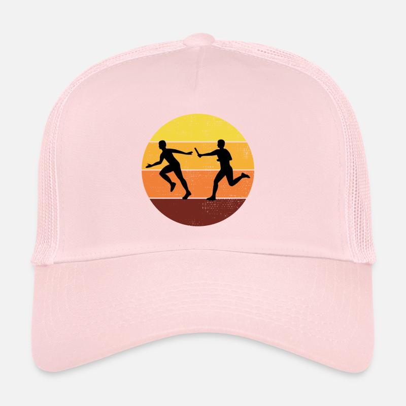 Course de relais athlète athlétisme course à pied Casquette trucker 