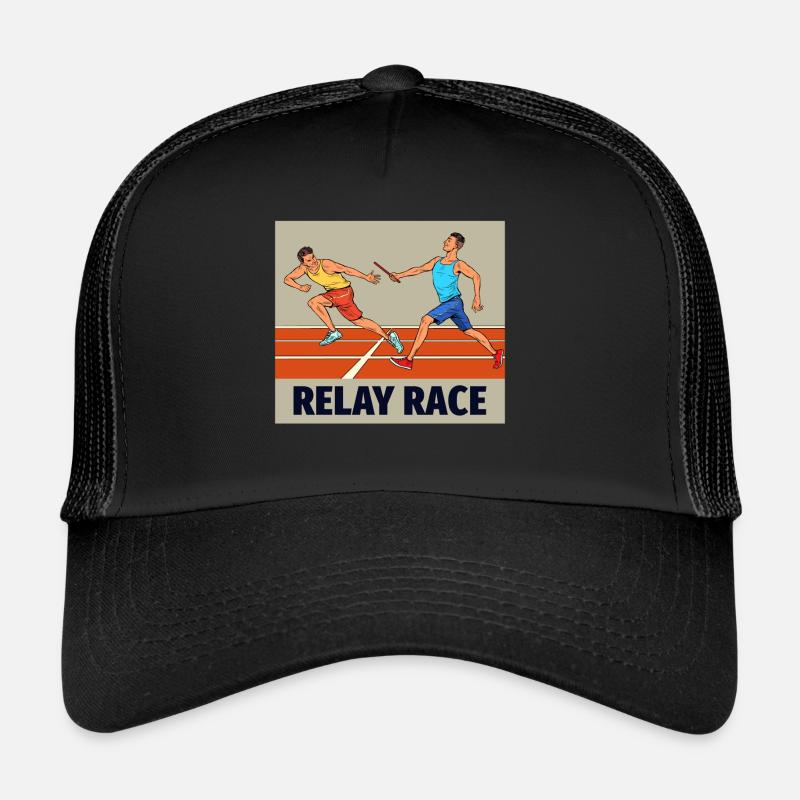 Staffellauf Leichtathlet Leichtathletik Trucker Cap