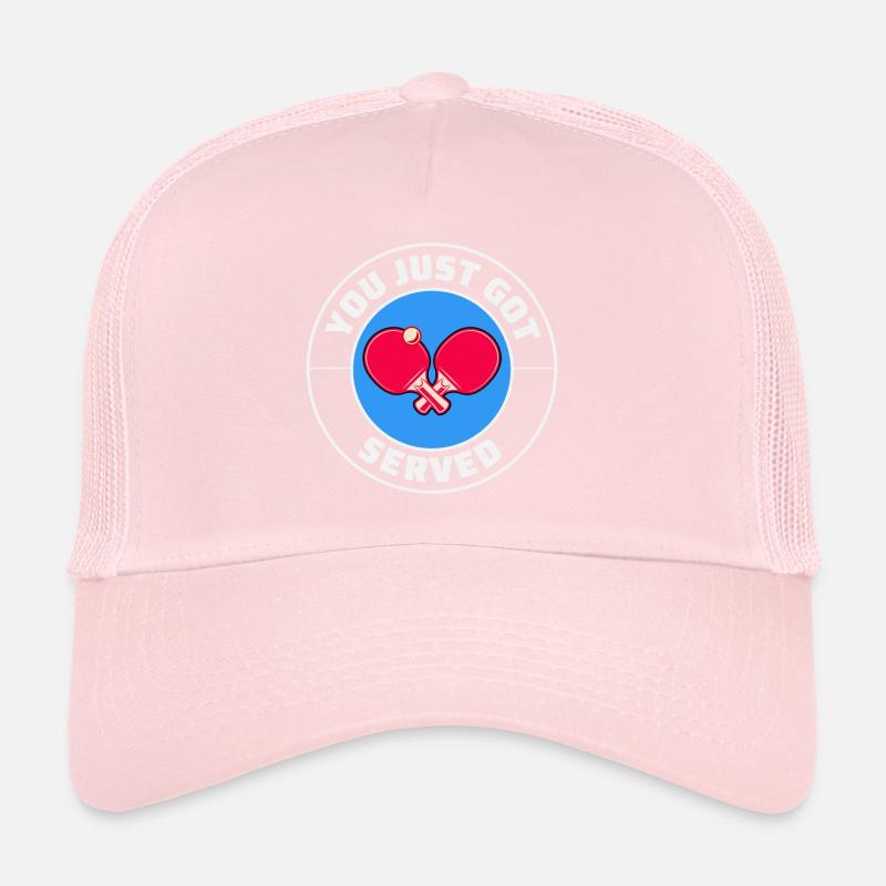 Ping Pong Master Table Tennis Coach Paddle Player Trucker Cap