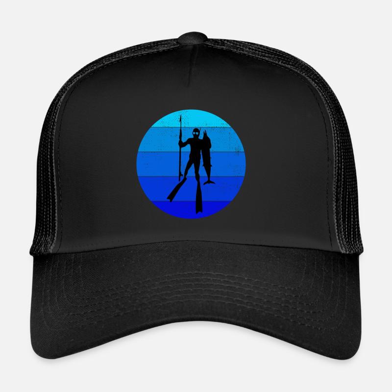 Speerfischen Speerfischen Speerfischer Fischen Trucker Cap