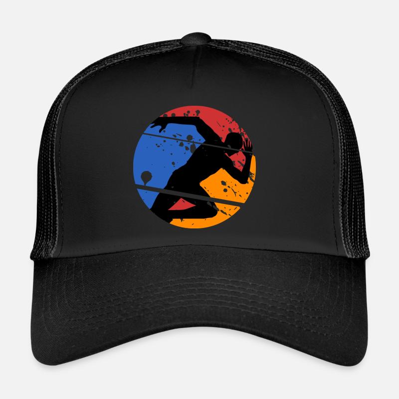 Laufen Laufen Freizeit Geschenk Läufer - Trucker Cap - Schwarz/Schwarz