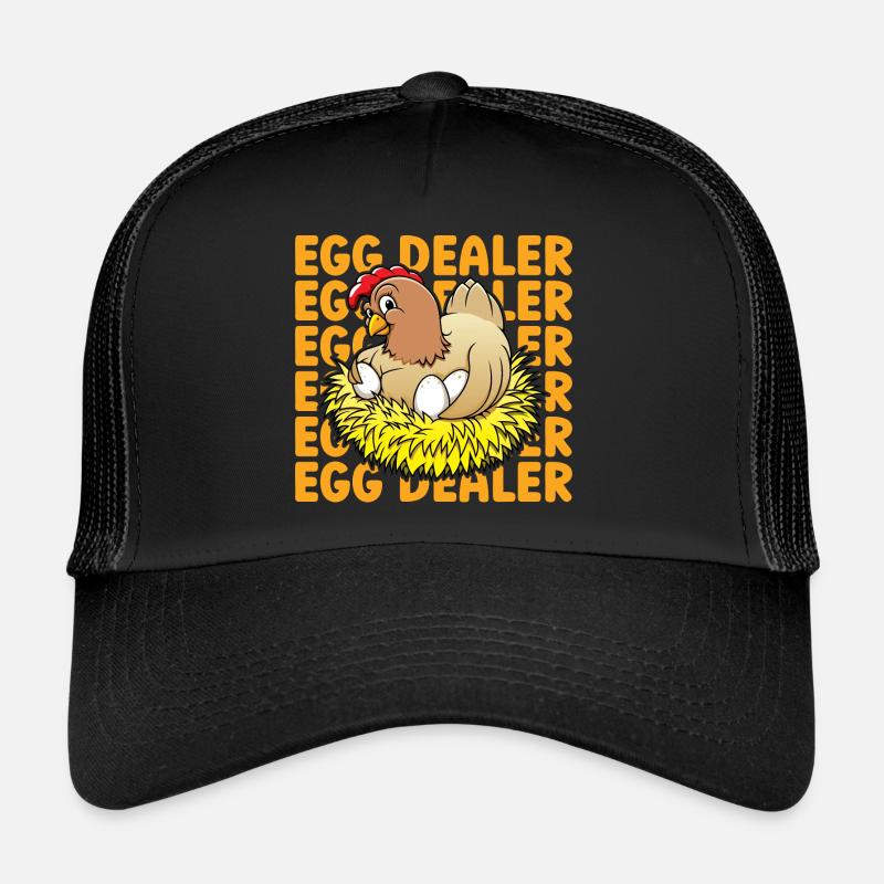 Egg Dealer Egg Farmer Chicken Lover Trucker Cap
