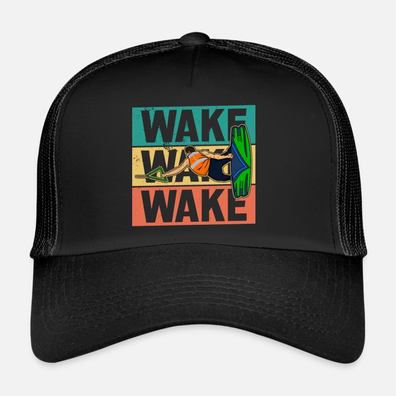 Water ski Wakeboarder wakeboarding surfboard Trucker Cap