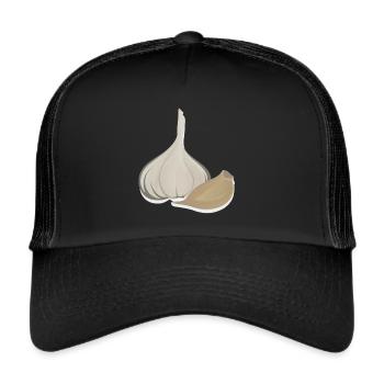 Ail - Casquette trucker  - noir/noir - Devant