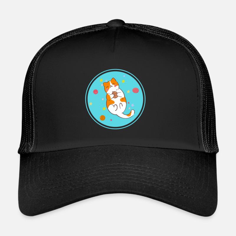 Chaton mignon qui joue Casquette trucker 