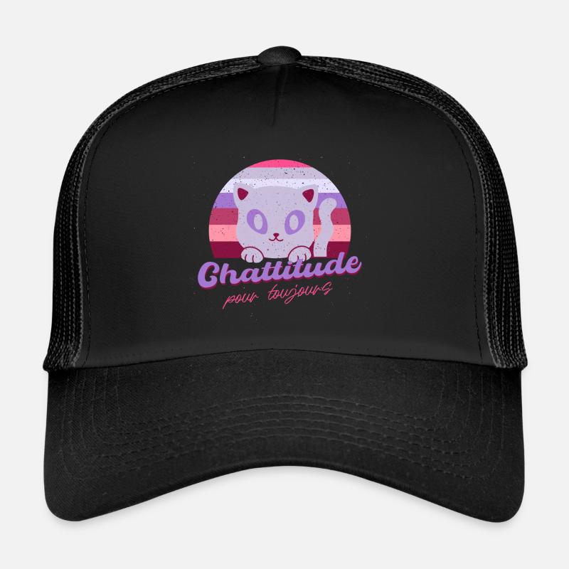 Chattitude - cadeau chat - amoureuse des chats Casquette trucker 