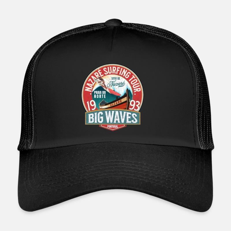 Big wave sitio de Nazare surf Casquette trucker 