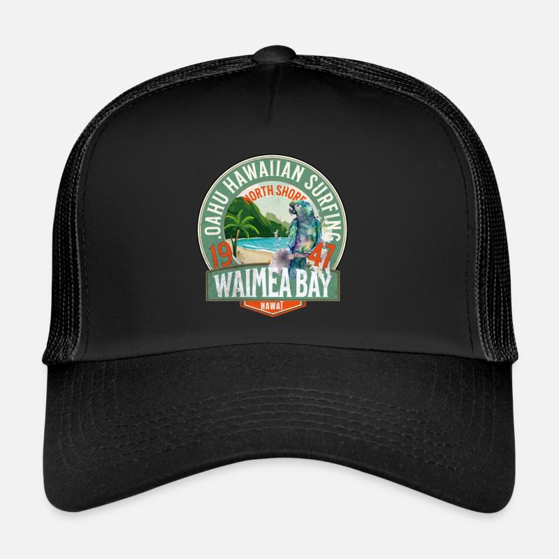 Oahu hawaiianisches Surfen Trucker Cap