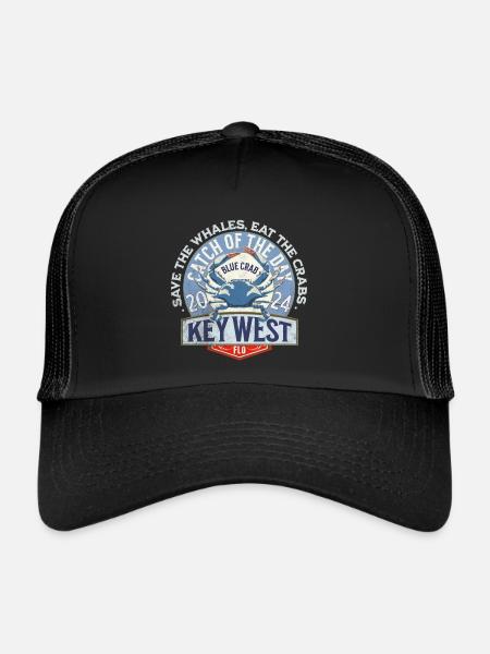 Key West catch of the day - Trucker Cap - black/black - Front