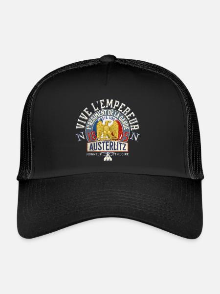 Vive l empereur Austerlitz 1805 - Casquette trucker - noir/noir