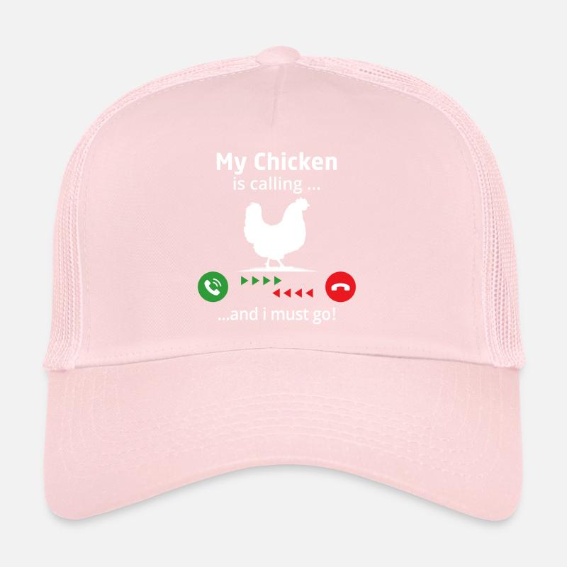 Mon poulet m’appelle et je dois y aller Casquette trucker 