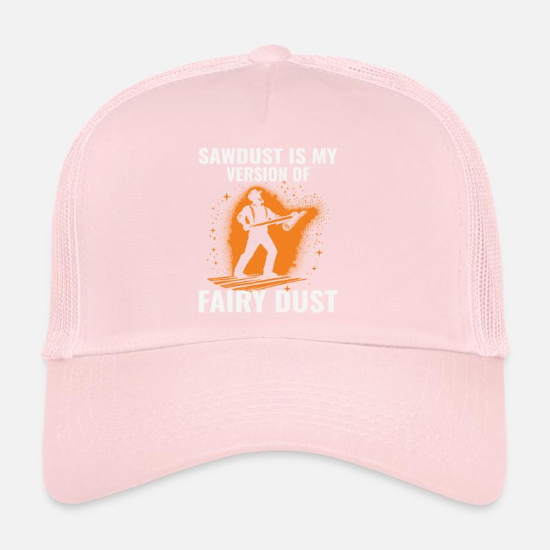 Bûcheron Menuisier Bûcheron Charpentier Sciure de bois Casquette trucker 