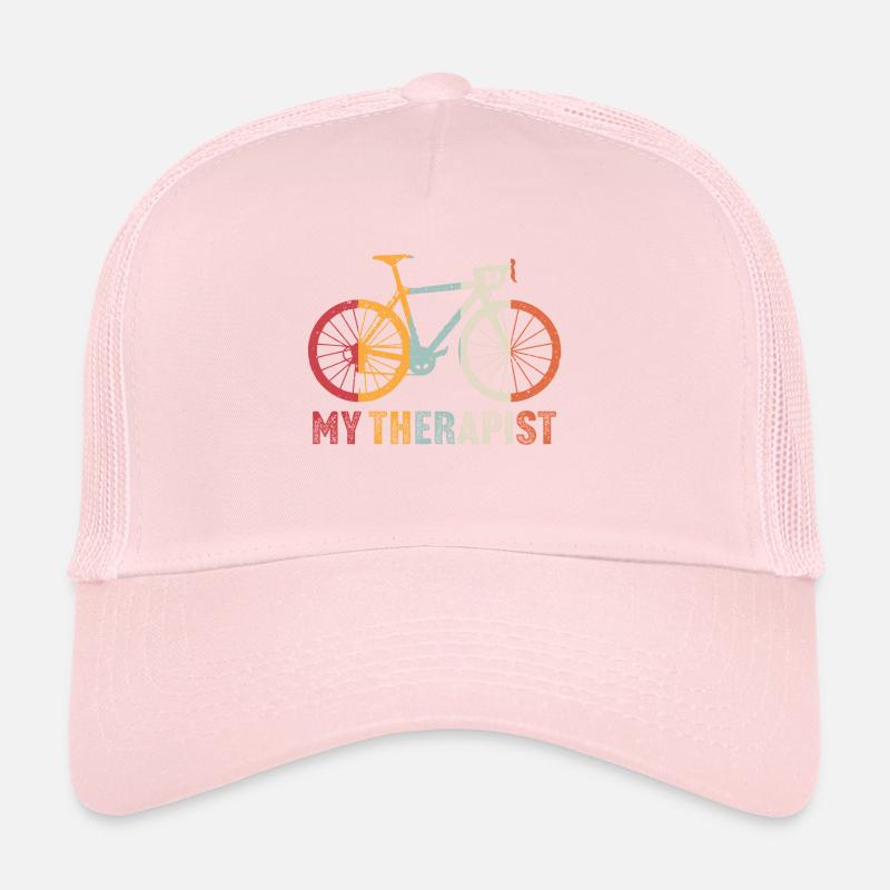 Mon thérapeute cyclisme T-shirt cyclisme Casquette trucker 