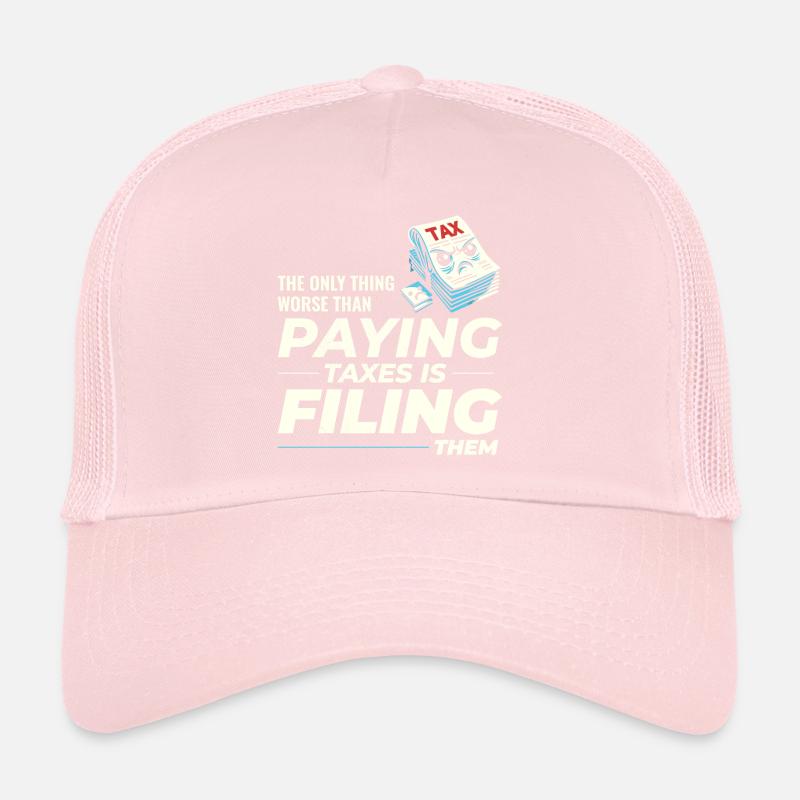 Humour éprouvant : payer et déclarer drôle Casquette trucker 