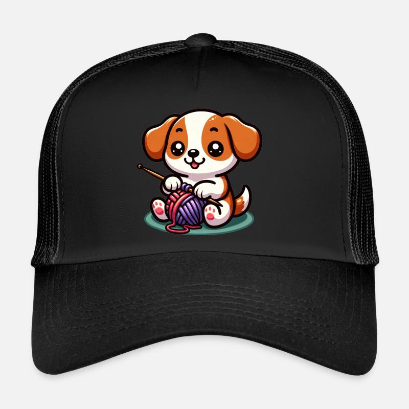 Chien tricot tricot chien pull Art Casquette trucker 