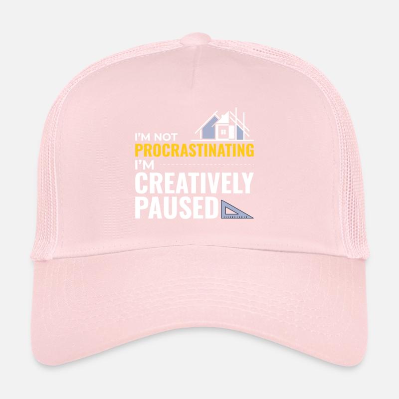 Architects Construction Creativity Procrastination Trucker Cap