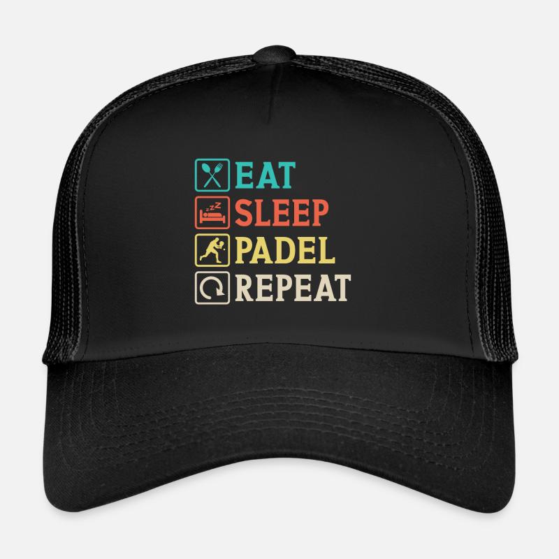 Eat Sleep Padel Repeat Trucker Cap