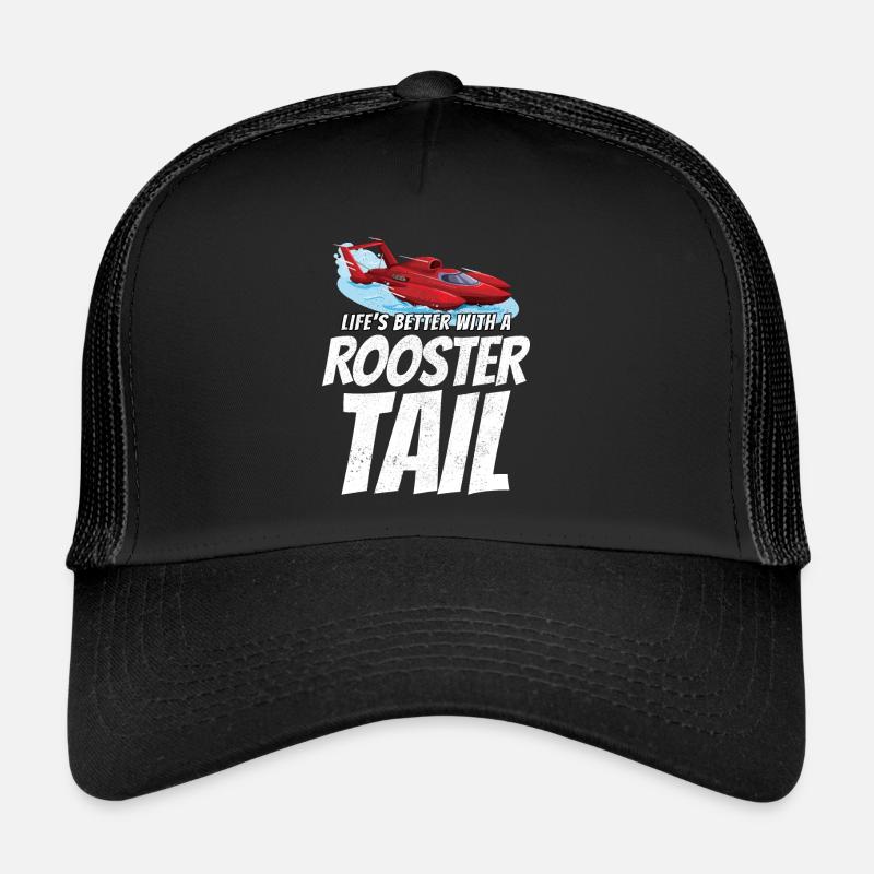 Rooster Tail Rumble : Plaisir des courses d’hydroplanes Casquette trucker 
