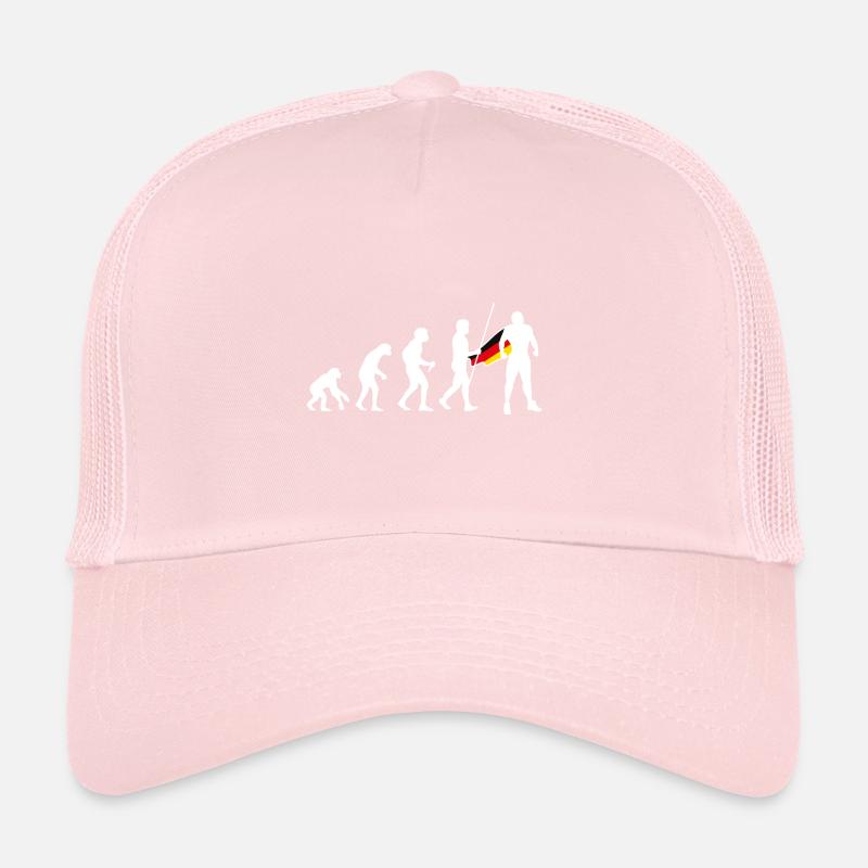 Deutscher Evolution Superheld Hero Deutsche Flagge Trucker Cap