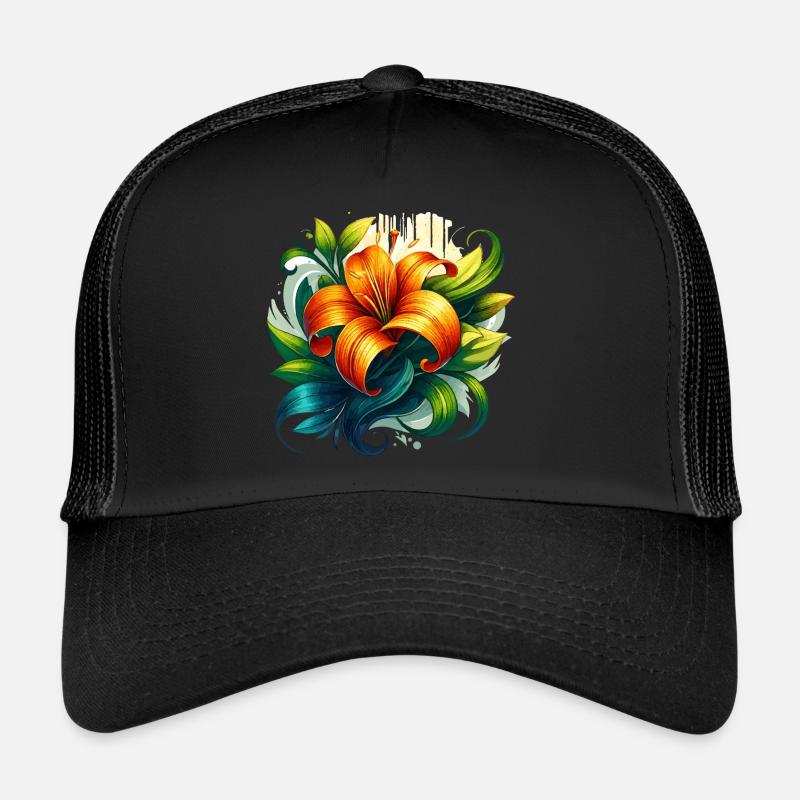 Radiant BlossomLarge Trucker Cap