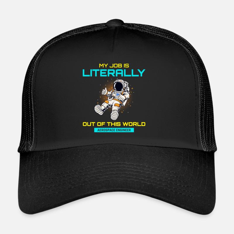 Aerospace Engineer Astronaut Rocket Scientist Trucker Cap