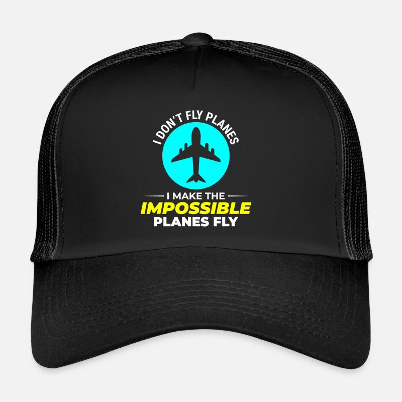 Aerospace Engineer Flight Mechanics Plane Airplane Trucker Cap