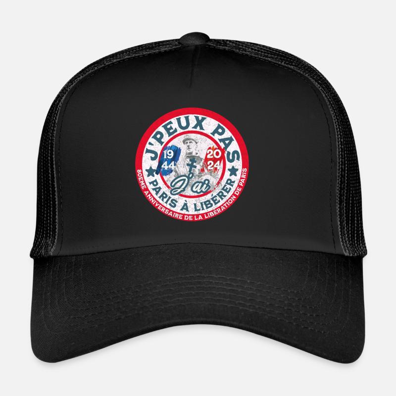J peux pas j ai Paris à libérer 1944 2024 Casquette trucker 