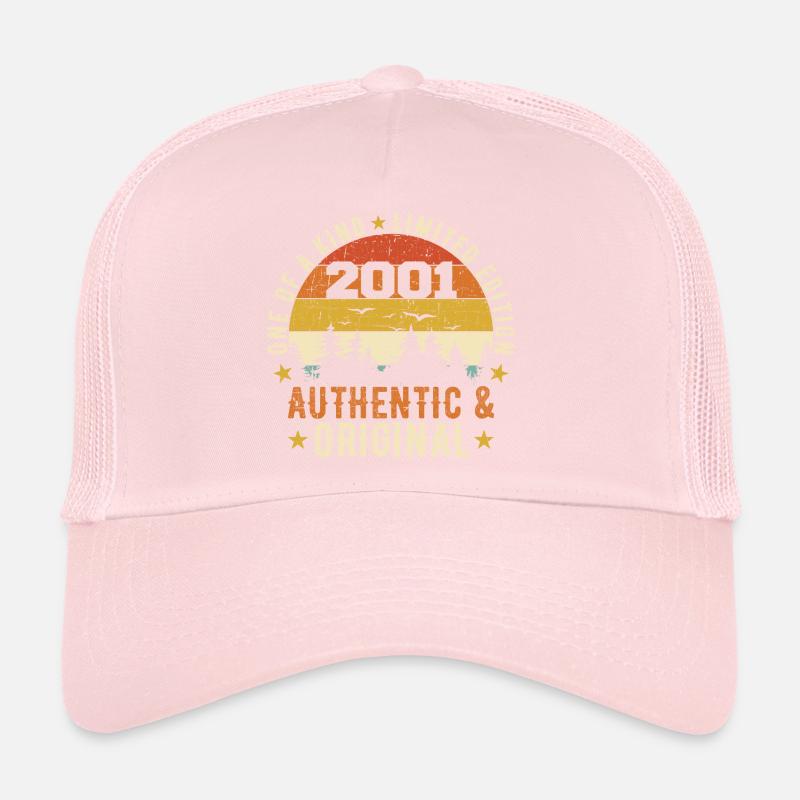 Original 2001 Geburtstagsgeschenk 2001 Authentisch Trucker Cap