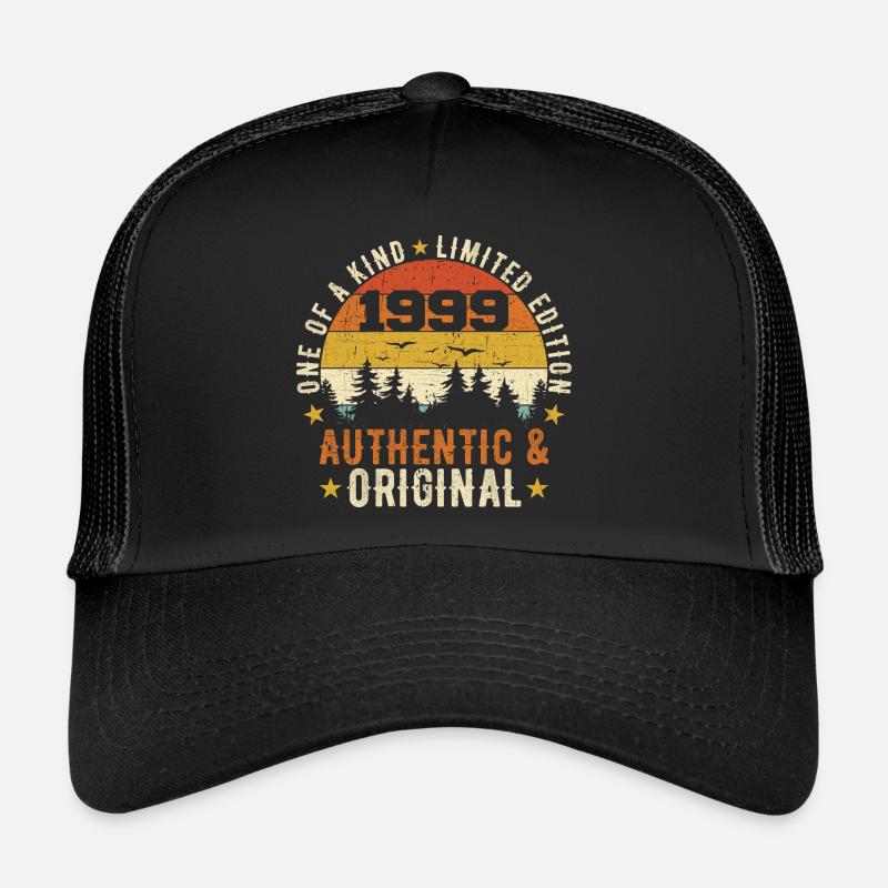 Original 1999 Cadeau D'anniversaire 1999 Authentic Casquette trucker 