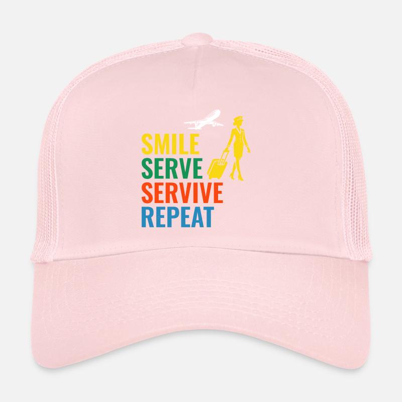 Flugbegleiter Flugbegleiter Flugcabin Crew Personal der Fluggesellschaft Trucker Cap