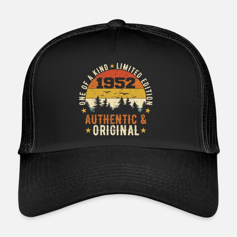 Original 1952 Birthday Gift 1952 Authentic Trucker Cap