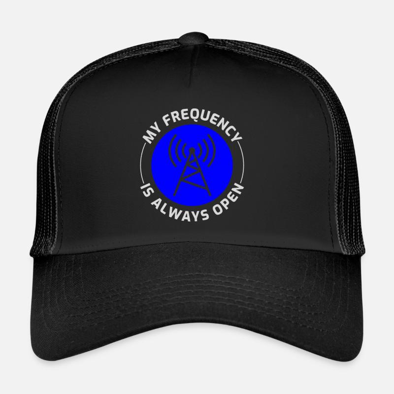 Frequenz der Funkwellen des Amateurfunkers Trucker Cap