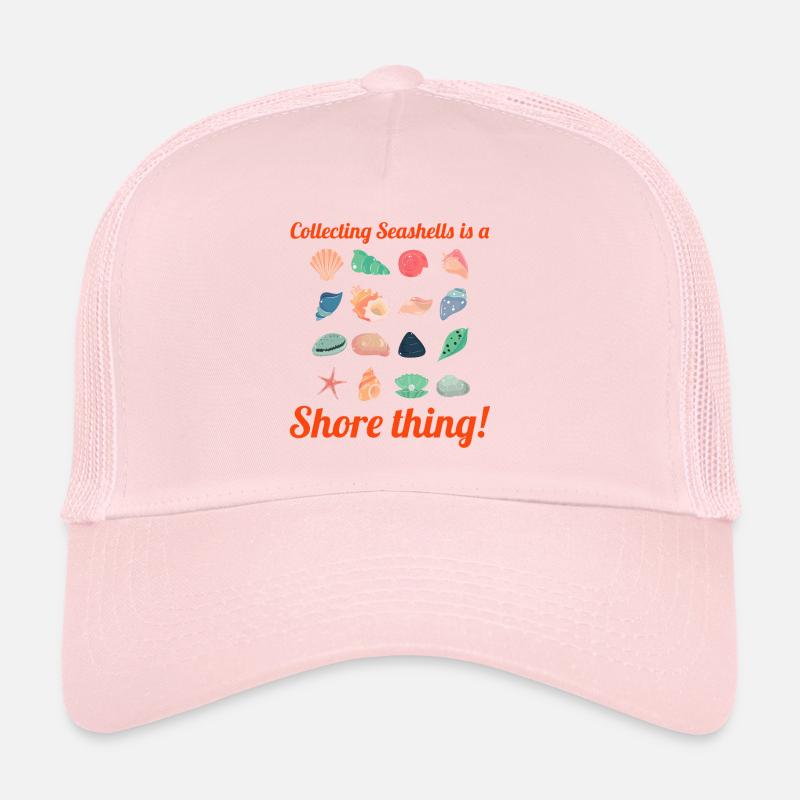 Seashells Collector Beachcomber Sea Shell Ocean Trucker Cap