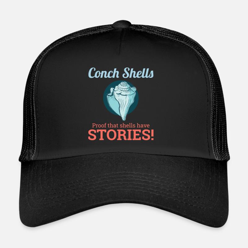 Conque Coquillages Collector Beachcomber Coquillage Casquette trucker 