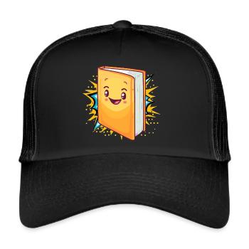 Reading Bookworm Bookworm - Trucker Cap - black/black - Front