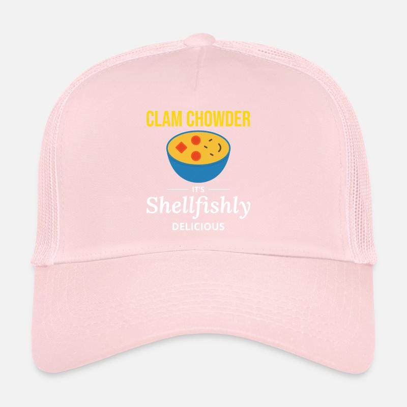 Clam Chowder Shellfish Hilarious Seafood Soup Trucker Cap