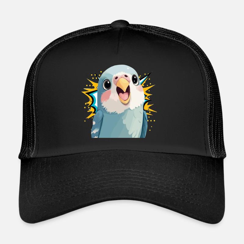 Perruche Perroquet Oiseaux Casquette trucker 