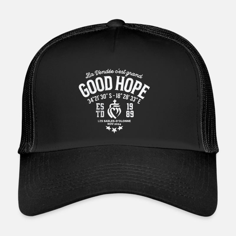 Vendée Good Hope Cape 2024 - Trucker Cap - Schwarz/Schwarz