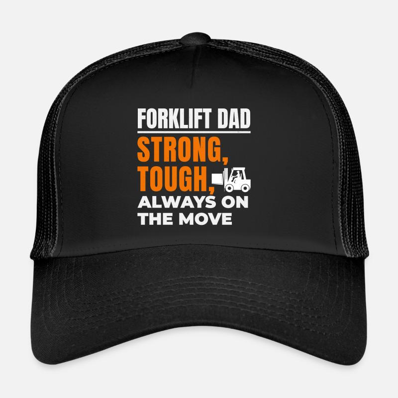 Forklift Operator Dad Heavy Equipment Driver Trucker Cap