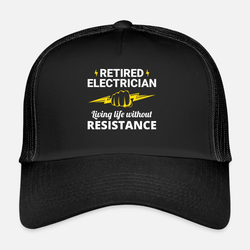 Elektriker im Ruhestand: Leben ohne Widerstand Trucker Cap