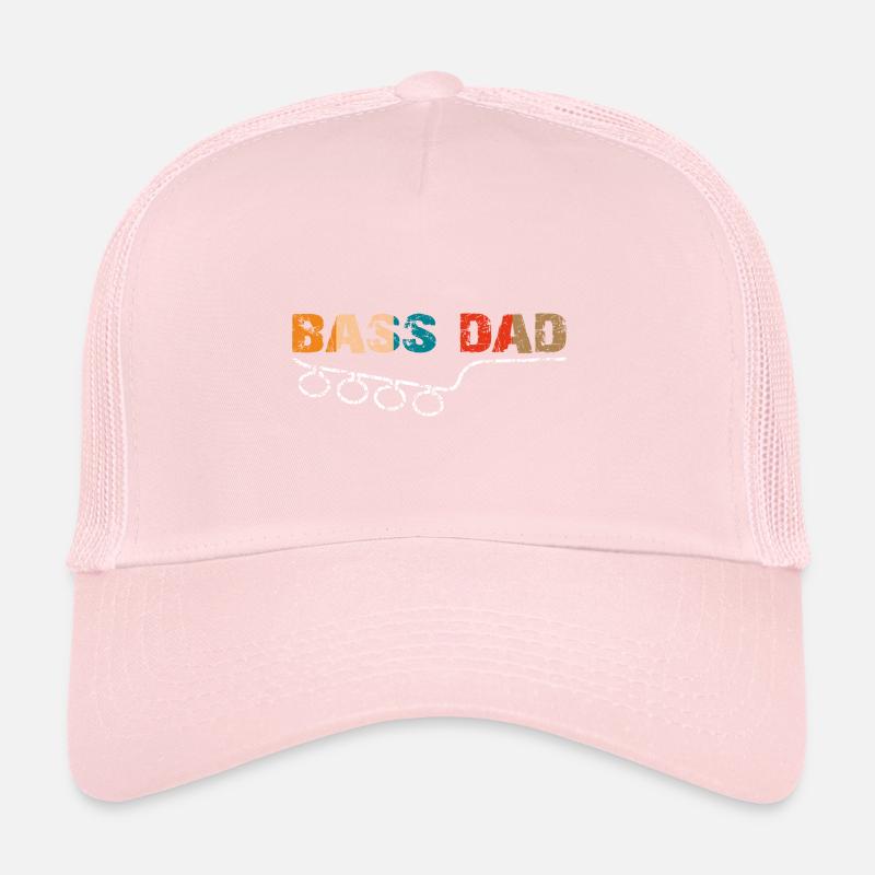 Papa joue de la basse Casquette trucker 