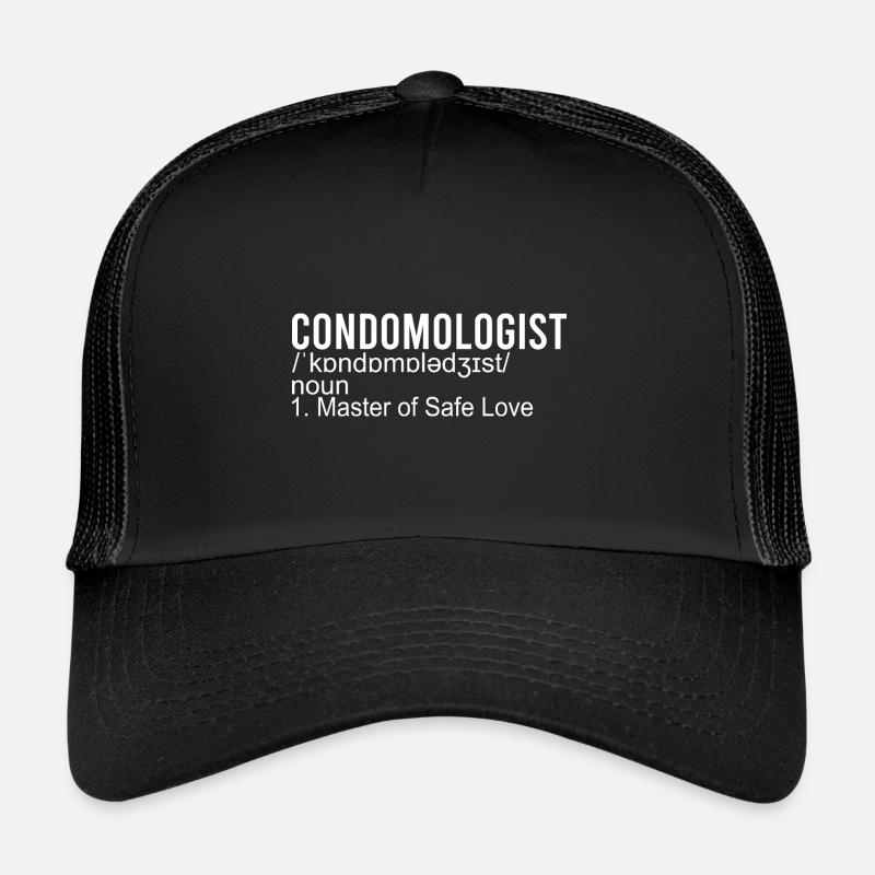 Condomologist Sarcastic Use A Condom Trucker Cap