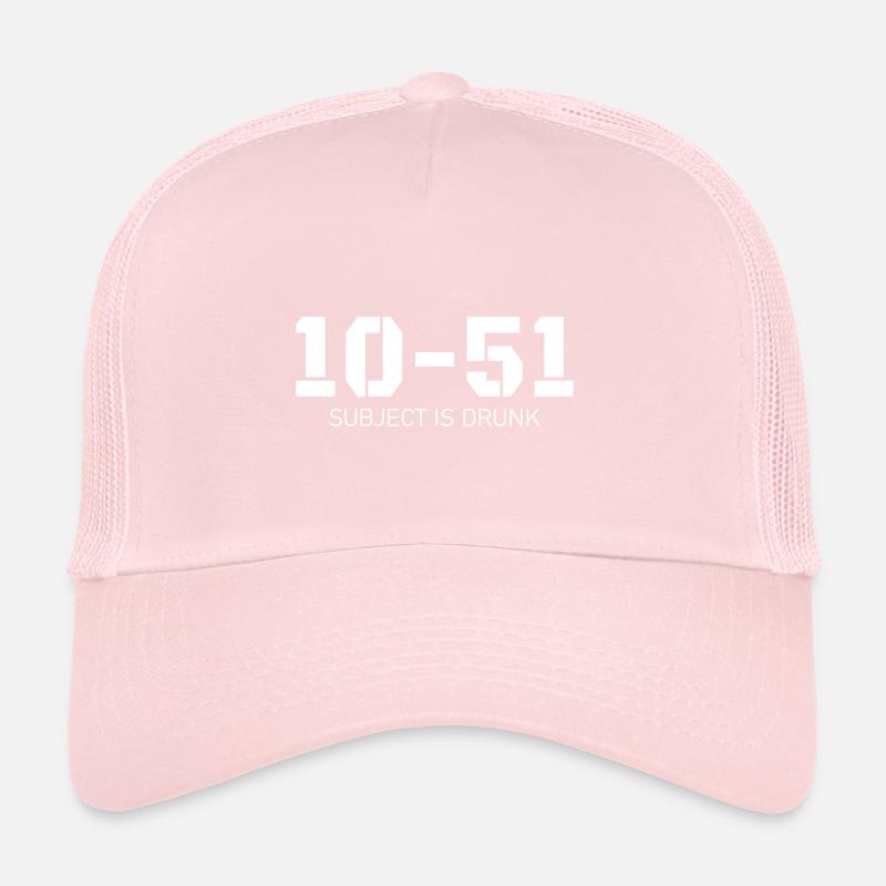 Code 7 Beignet de police drôle Casquette trucker 