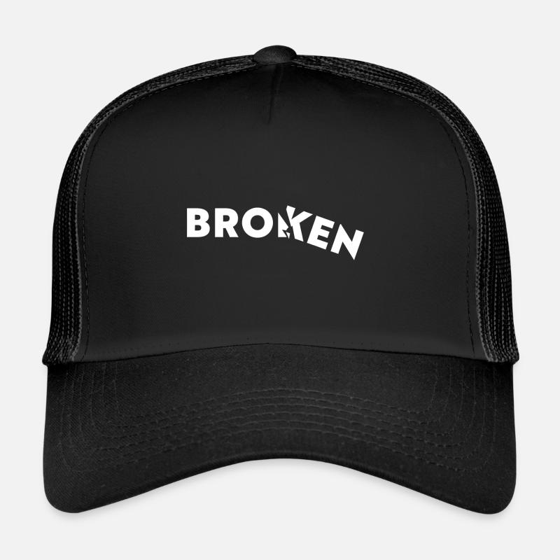 Broken - Gebrochen Trucker Cap